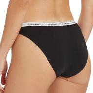 x5 Slips Noir/Gris/Bleu Femme Calvin Klein Jeans 000QD5208E vue 3