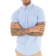 Chemise Manches Courtes Bleu Homme Jack & Jones Hoxford