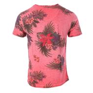 T-shirt Corail à fleurs Homme Von Dutch Ron vue 2