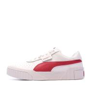 Baskets Blanc/Rouge Femme Puma Cali pas cher