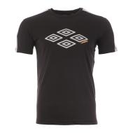 T-shirt Noir Homme Umbro Net