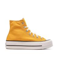 Baskets Jaune Femme Converse All Star Lift Platform vue 2