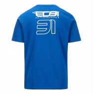 T-shirt Bleu Homme Kappa Ardlo vue 2