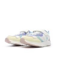 Baskets Blanc/Vert/Jaune Fille Le Coq Sportif Lsc Runner vue 6