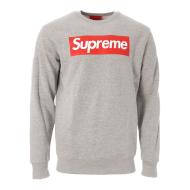 Sweat Gris/Rouge Homme Supreme Grip Pablo