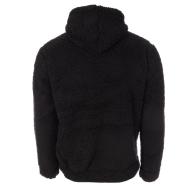Sweat Sherpa Noir Homme Paname Brothers Full Zip vue 2