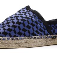Espadrilles Damier Bleu/Noir Homme Ushuaia Dimitri vue 7