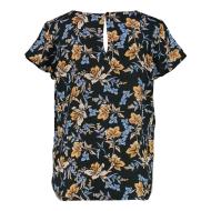 Blouse Noir à fleurs Femme Only Alma vue 2