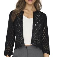 Cardigan Noir Femme JDY Sun 3/4 Cropped