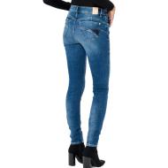 Jean Slim Bleu Foncé Femme Kaporal vue 2