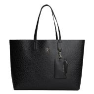 Sac Cabas Noir Femme Tommy Hilfiger Icon Tote pas cher