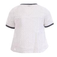 T-shirt en Dentelle Blanc Fille Teddy Smith Tibu vue 2