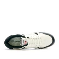 Baskets Blanche/Noir/Rouge Homme Sergio TacchiniMilano vue 4
