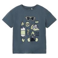 T-shirt Gris Garçon Name it Vagno pas cher