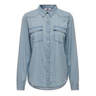 Chemise Bleu Femme JDY Chambray