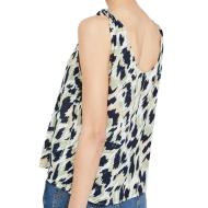 Débardeur Marine à Motifs Femme Vero Moda Menny Singlet vue 2