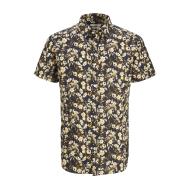 Chemise Marron/Orange Homme Jack & Jones Blasummer pas cher