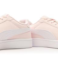 Baskets Rose/Blanc Femme Puma Smash vue 7