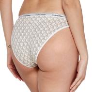 Höschen Weiß/Grau Damen Calvin Klein Jeans Bikinis Ansicht 2