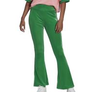 Legging Velours Vert Femme Adidas Flared pas cher