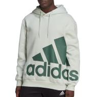 Sweat à Capuche Vert Homme Adidas HL68 pas cher