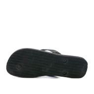 Tongs Noir Homme Havaianas Logo Mania vue 2