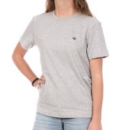 T-Shirt Gris Femme Calvin Klein Jeans Archive pas cher