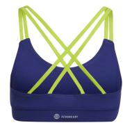 Brassière Marine/Vert Fille Adidas Yoga vue 2