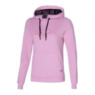 Sweat à Capuche Mauve Femme Mizuno Athletic Hoody pas cher