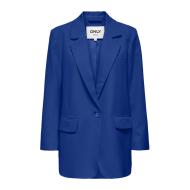Blazer Long Bleu Femme Only lana