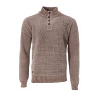 Pull Marron Homme RMS26 Chenille