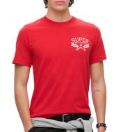 T-shirt Rouge Homme Superdry Outdoor pas cher