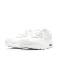 Baskets Blanches Femme Nike Air Max 90 Gs vue 6