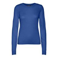 Pull Bleu Femme Vero Moda Silky pas cher