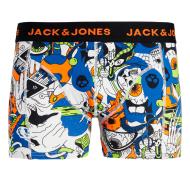 Boxer Noir/Orange/Bleu Homme Jack & Jones Skull pas cher