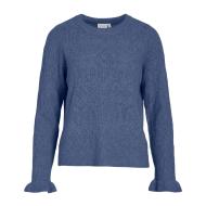 Pull Bleu Femme Vila Jacia pas cher