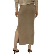 Jupe Longue Camel Femme Vero Moda Puff vue 2