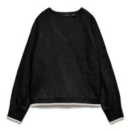 Pull Noir Femme Vero Moda Maquarius Raglan