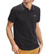 Polo Noir Homme TBS Nory pas cher