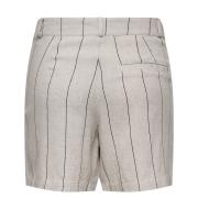Short Rayée Beige/Gris Femme JDY Milla vue 2