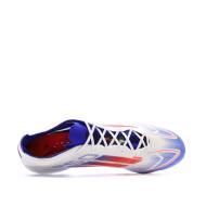 Chaussures de Foot Blanc/Bleu Adidas F50 Elite SG vue 4