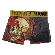 Boxer Gris/Rouge Garçon Freegun Snake pas cher