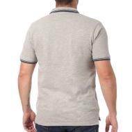 Polo Gris Homme Lee Cooper Opan vue 2