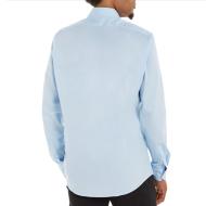Chemise Bleu Homme Calvin Klein Jeans Poplin Stretch Regul vue 2