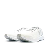 Chaussures de Running Blanc/Gris Homme Under Armour Charged Pursuit 3 Tech vue 6
