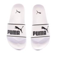 Claquettes Blanches Mixte Puma Leadcat vue 3