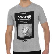 T-Shirt Gris Homme Nasa MARS