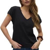 T-Shirt Noir Femme Vero Moda Dubarry