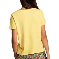 T-shirt Jaune Femme RVCA Big vue 2