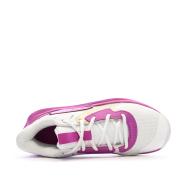 Chaussures de Basketball Blanches/Violettes Femme Under Armour Jet 23 vue 4